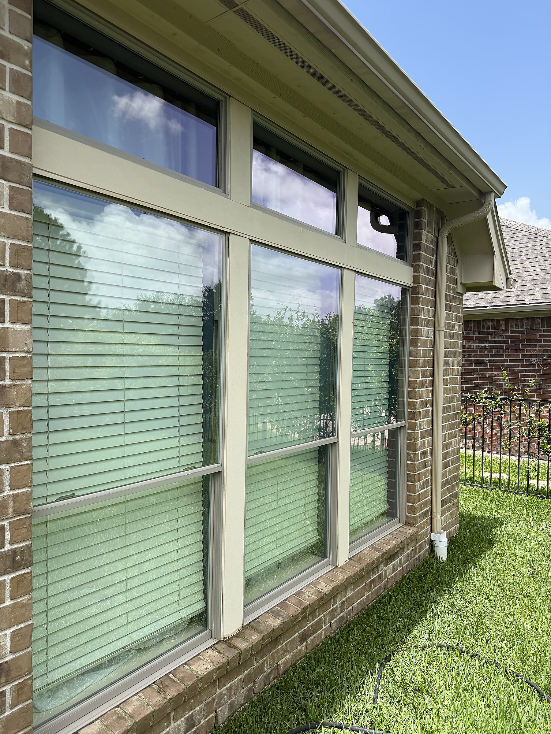 Large clean windows