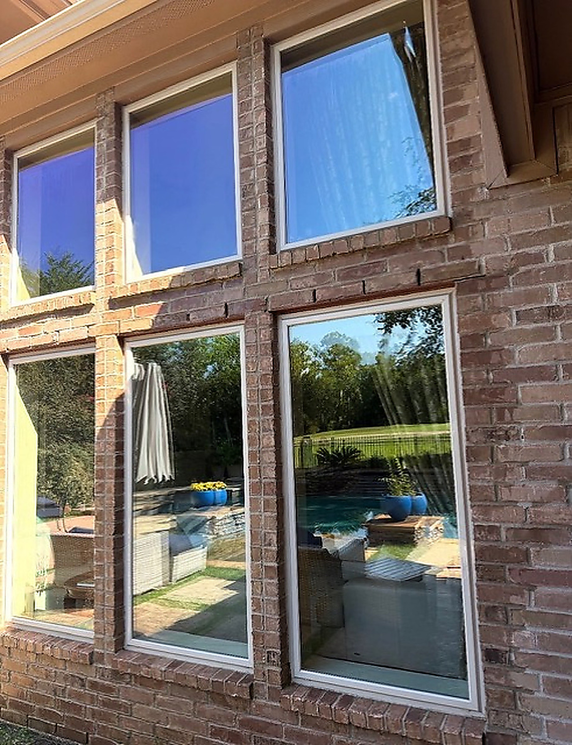 Clear residential windows